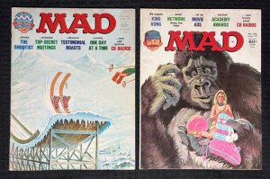 1977 MAD Magazine #190 & 192 (Grade VG-/VG) CB Radios/ King Kong LOT of 2
