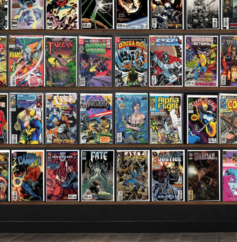 Huge Lot 150+ Comics with Darkstars, Gunfire, Factor X, Cable & More!