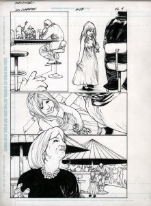 JSA: Classified #29 pg 9 Alex Sanchez Original Art  Mr. Terrific Justice Society