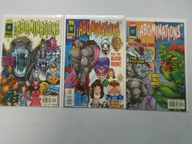 The Abominations Marvel Set: #1-3 8.0 VF (1996)