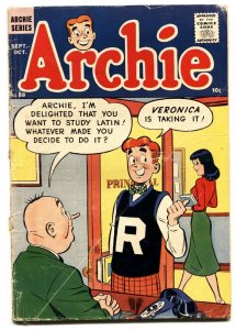 ARCHIE COMICS #88 BETTY & VERONICA comic book 1957 G