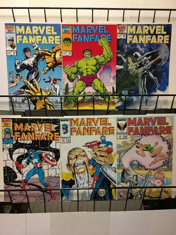 MARVEL FANFARE 28-33  Hulk, X Men, Northstar