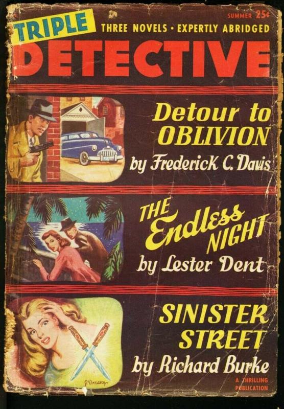 TRIPLE DETECTIVE 1949 SUM-PULP-ENDLESS NIGHT BY L. DENT FR