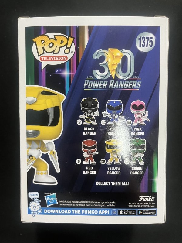 Funko Pop! Power Rangers Yellow Ranger #1375