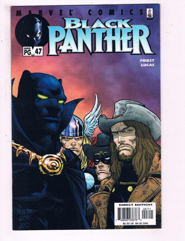 Black Panther # 47 VF 1st Print Marvel Knights Comic Book Avengers Storm FF J11