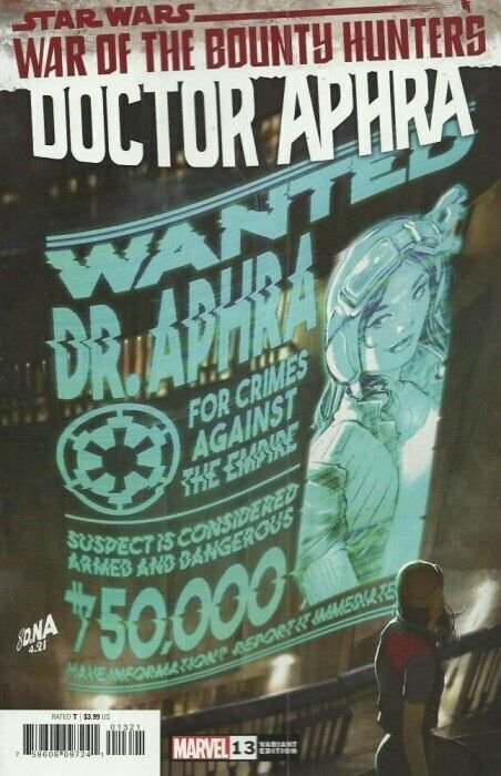 Doctor Aphra #13 Nakayama Wanted Poster Variant Marvel Comics 2021