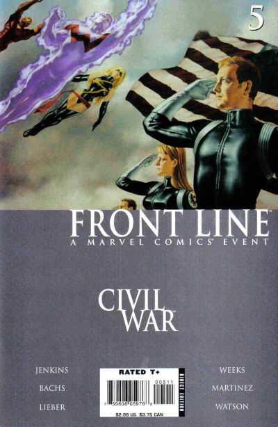 Civil War: Frontline #5, VF+ (Stock photo)