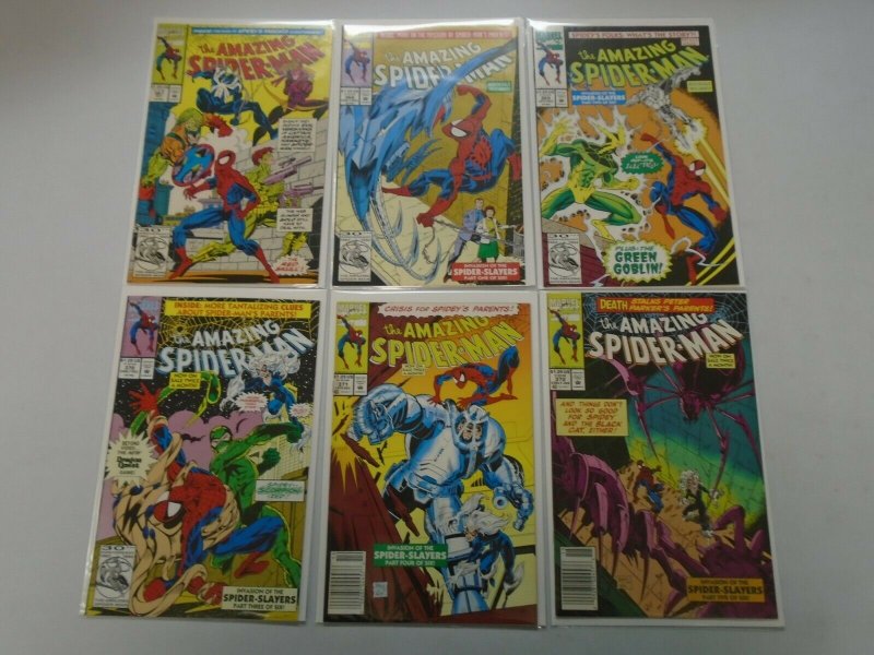 Amazing Spider-Man Comic Lot From #350-399 33 Different Average 8.0 VF (1991-95)