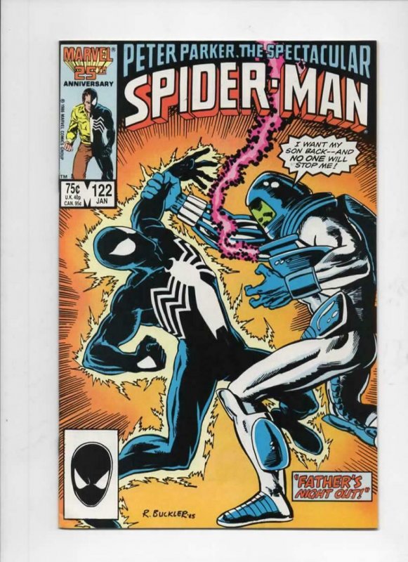 Peter Parker SPECTACULAR SPIDER-MAN #122 VF+, Father 1976 1987 more in store