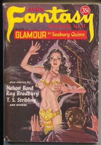 PULP:  Avon Fantasy Reader #11 1949-Spicy Good Girl Art-pulp fiction-Bradbury...