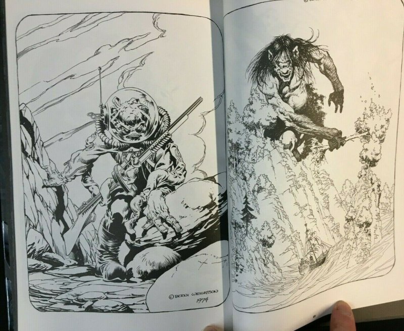 DEAD, SHE SAID, SIGNED BERNIE WRIGHTSON HC BOOK Fisherman Collection