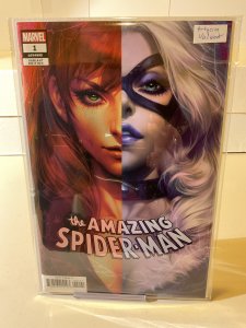 Amazing Spider-Man #1 (Legacy #895)  2022  Stanley Artgerm Lau Variant!