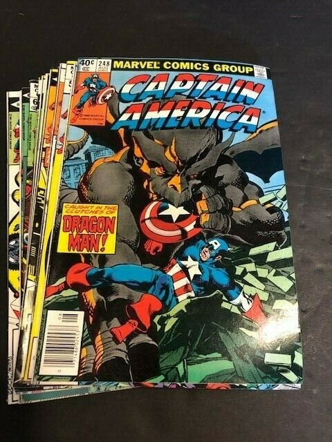 MARVEL LOT of 14-Captain America #248-250#252,256,257,262-265,267-269,271 (551J)