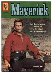 Maverick #19 1962- Dell TV Western Comic- Jack Kelly- nm-