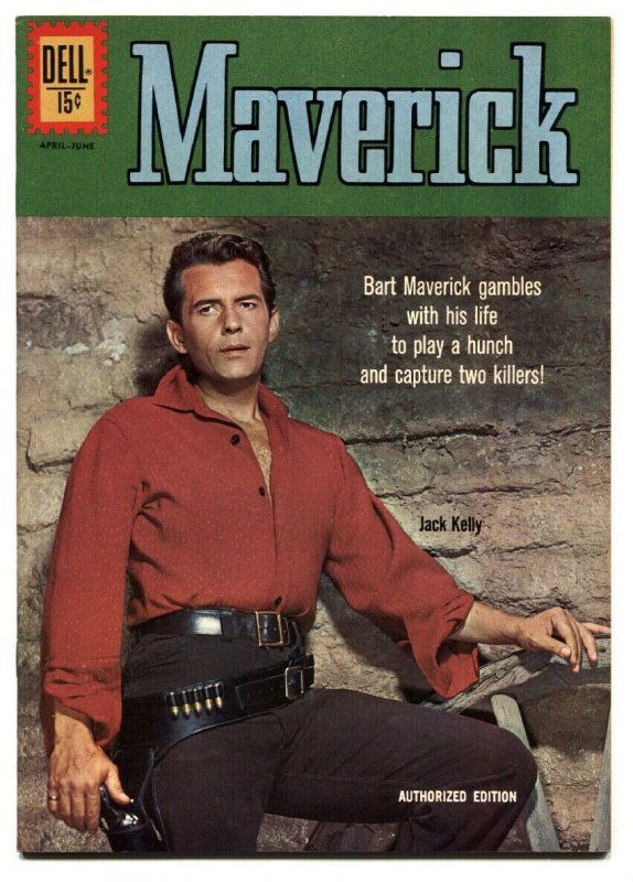 Maverick #19 1962- Dell TV Western Comic- Jack Kelly- nm-