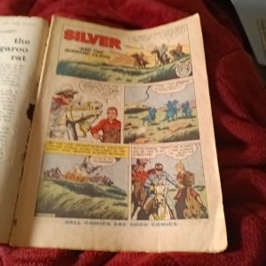 THE LONE RANGER'S FAMOUS HORSE HI-YO SILVER TV WESTERN #20 DELL comics 1956