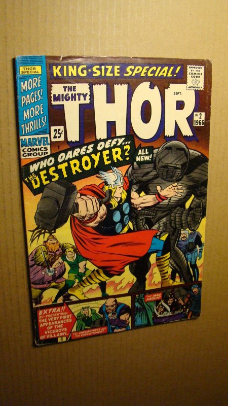 THOR KING-SIZE SPECIAL 2 *NICE COPY* VS DESTROYER ENCHANTRESS EXECUTIONER LOKI 