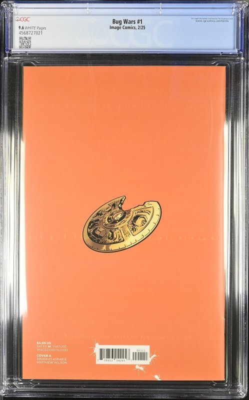 BUG WARS #1 IMAGE COMICS 2025 MAHMU ASRAR CGC 9.6 NM