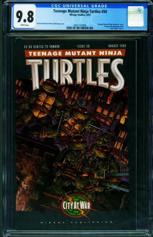 Teenage Mutant Ninja Turtles #50 CGC 9.8 1992-2021122009