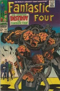 Fantastic Four #68 ORIGINAL Vintage 1967 Marvel Comics Jack Kirby