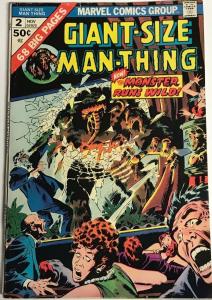 GIANT-SIZE MAN-THING#2 VG/FN 1974 MARVEL BRONZE AGE COMICS