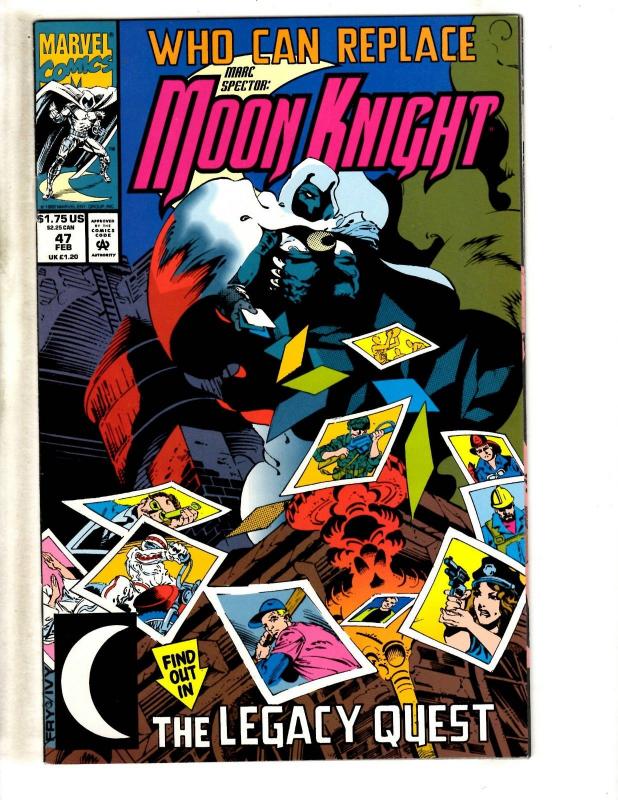 Lot Of 11 Moon Knight Marvel Comic Books #41 42 (2) 43 44 45 46 47 48 49 50 CR41