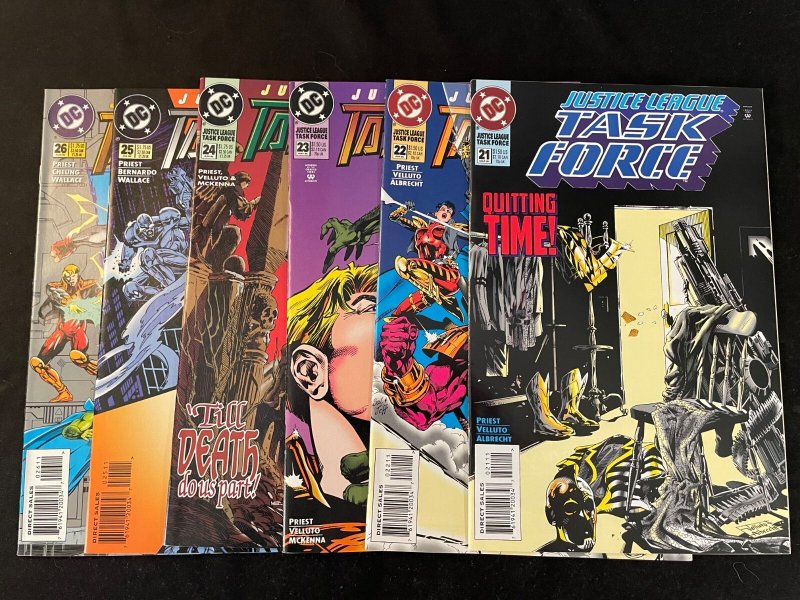 JUSTICE LEAGUE TASK FORCE #0, 17-26 VF Condition