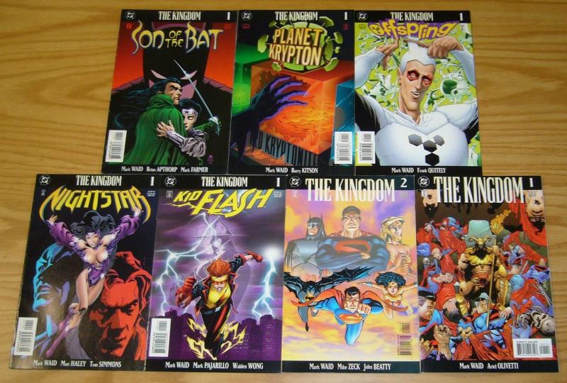 the Kingdom #1-2 VF/NM complete series + (5) one-shots MARK WAID kingdom come