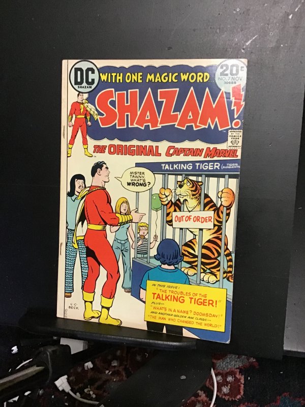 Shazam! #7 (1973) Mr. Tawney cover! High-grade! VF- wow!New movies soon