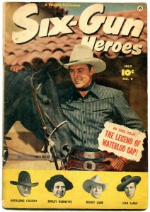 Six-Gun Heroes #9 1951- Rocky Lane- Lash Larue- Hopalong Cassidy VG