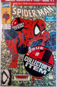Spider-Man #1 (9.0, 1990) Green Poly-bag, Todd McFarlane Iconic Cover