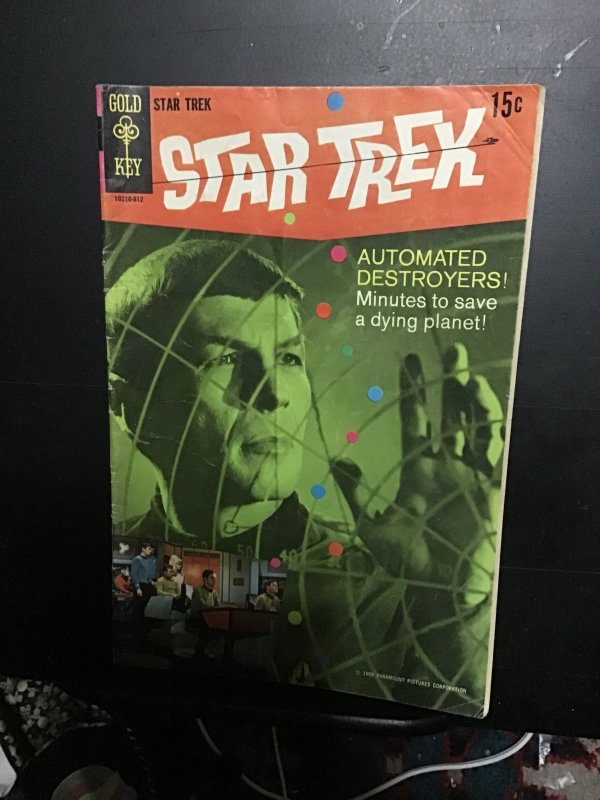 Star Trek #3 (1968) Original gold key, Nimoy cover! Mid grade FN  Discovery