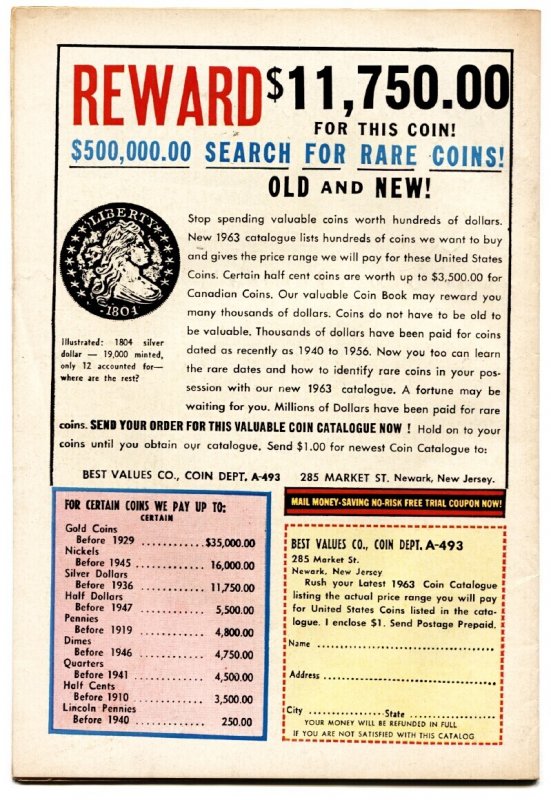 Rip Hunter Time Master #15  1963 - DC  -VF - Comic Book