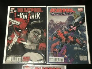 DEADPOOL #2-3, 5 3PC LOT (VF/NM) VS PUNISHER/X-FORCE!! DRACULA'S GAUNTLET!! 2014