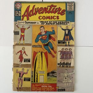 Adventure Comics 300 - Key Start Of Legion Of Superheroes. Cover split, Detached
