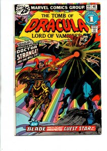 Tomb of Dracula #44 - Dracula vs Dr Strange - Marvel Horror - vampire - FN/VF