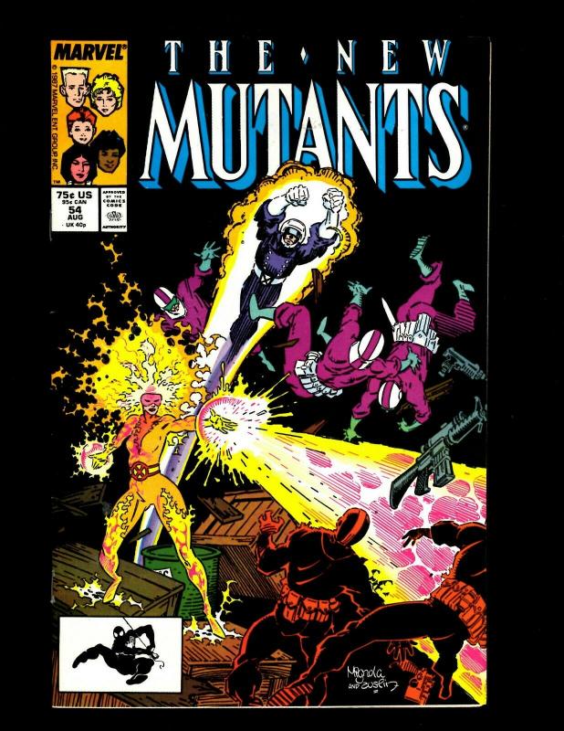 Lot of 12 The New Mutants Comics #50 52 53 54 55 57 58 59 60 61 62 63 SM20