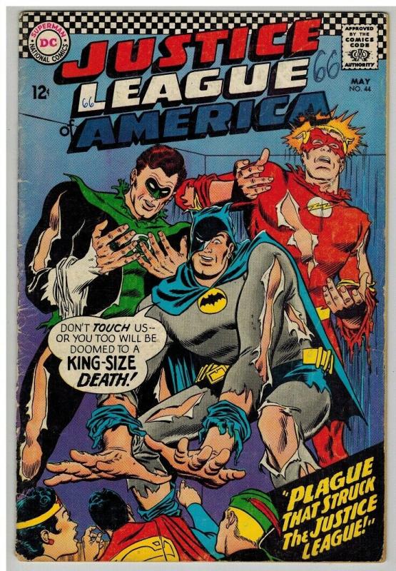 JUSTICE LEAGUE OF AMERICA 44 G May 1966