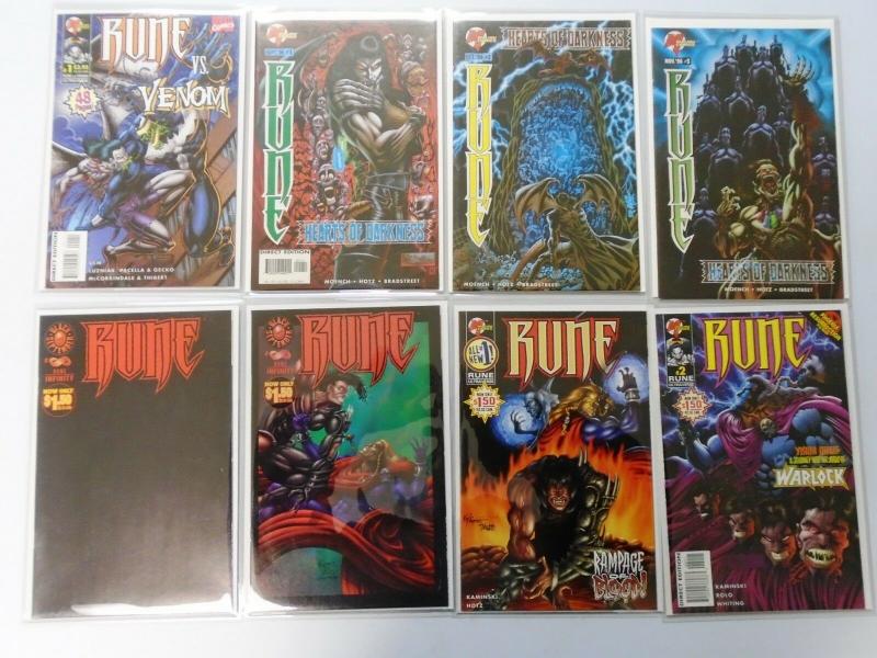 Rune Lot 22 Different, NM - VENOM appearance