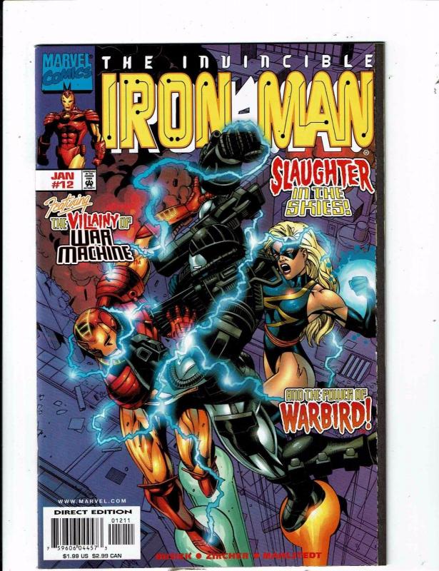 Lot of 6 The Invincible Iron Man Marvel Comic Books #12 13 14 15 16 17 AH6