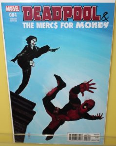 Deadpool & Mercs For Money #4 Marvel Comics 2016 Reis Variant Cover Domino