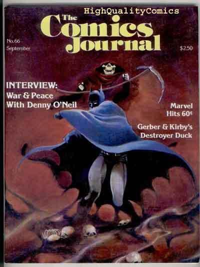 COMICS JOURNAL #66, VF, Jack Kirby, Batman, Fujitake, more BM in store