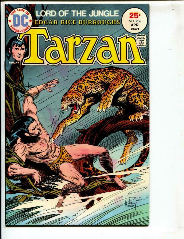 Tarzan-#236-1975-DC-BRONZE-AGE-Joe Kubert-NM-