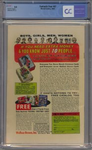 FANTASTIC FOUR #67 CGC 8.0 1ST HIM ADAM WARLOCK CAMEO WHITE PAGES