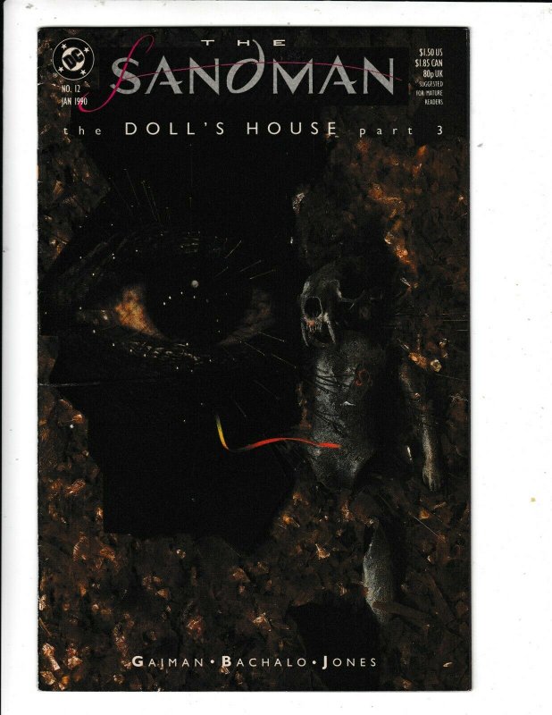 THE SANDMAN # 12  VF/FN   THE DOLL'S HOUSE PART 4   DC COMICS