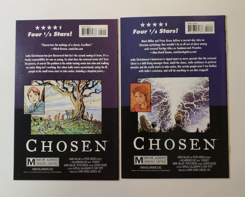 Chosen #1-3 Complete Set Dark Horse Comics 2004 VF/NM Or Better 