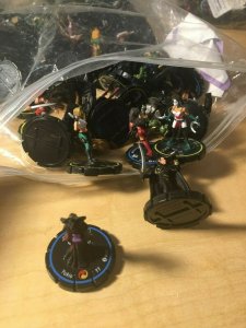 Lot of 80 INDY Heroclix Dial Figures Judge Hersley Tomoe Gargolye Game MFT4