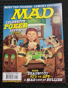2005 MAD Magazine #452 VF/NM 9.0 SIGNED by Sergio Aragones w/ COA / Fisherman