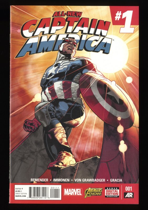 All-New Captain America #1 NM+ 9.6
