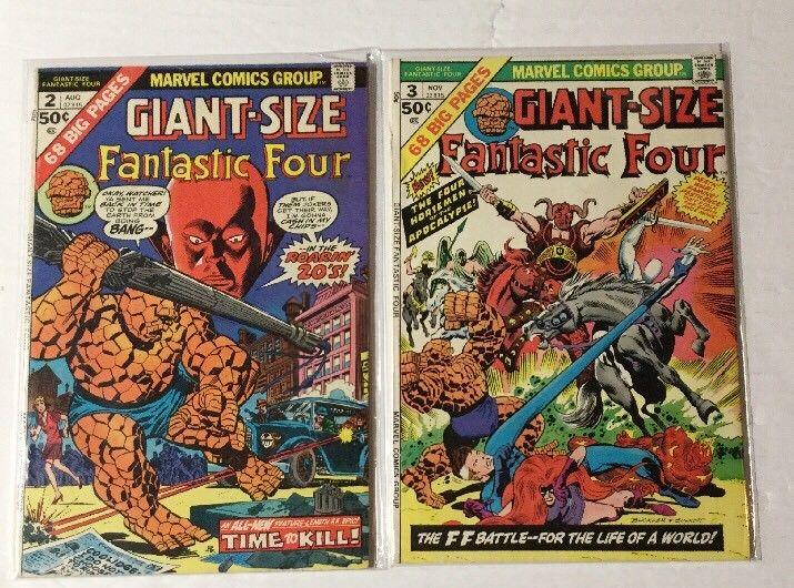 Fantastic Four Giant-size 2 3 Very Fine Vf 8.0